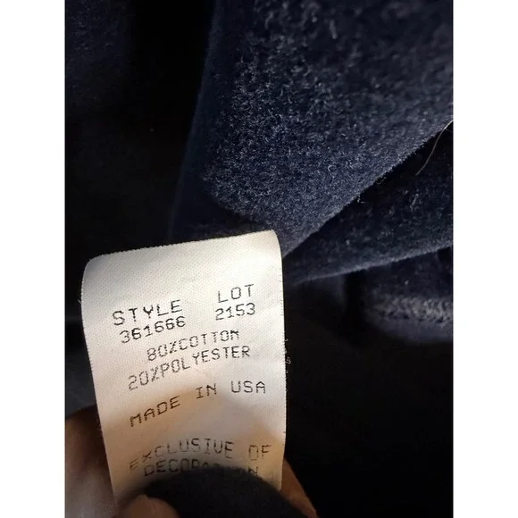 Vintage Christian Dior Velour Lounge Dress Saks Fifth Avenue Blue L 361668 - Picture 5 of 7